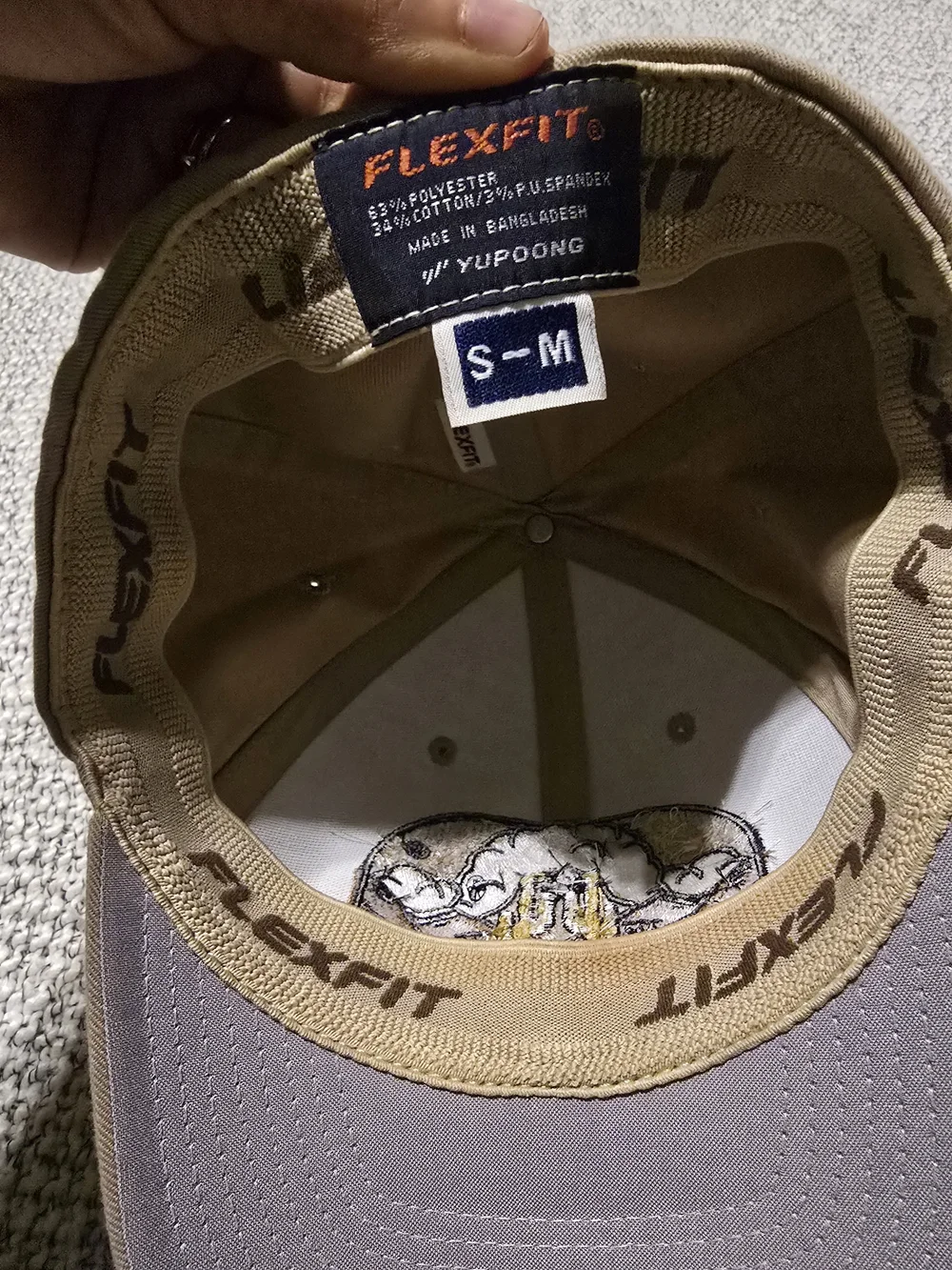 Toyota Embroidered Tan Baseball Cap